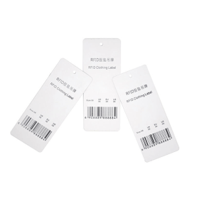 Etiqueta de roba UHF RFID imprimible personalitzada