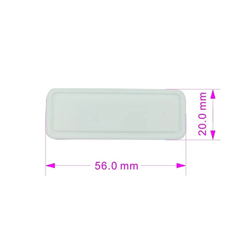 Etiqueta de bugaderia de silicona RFID UHF Xip de rentat de silicona d'alta temperatura RFID Venda a l'engròs d'etiquetes de silicona UHF resistents