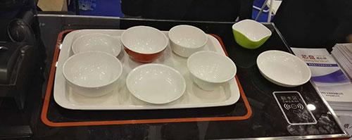 Vaixelles RFID intel·ligents resistents a altes temperatures de material de melamina 5