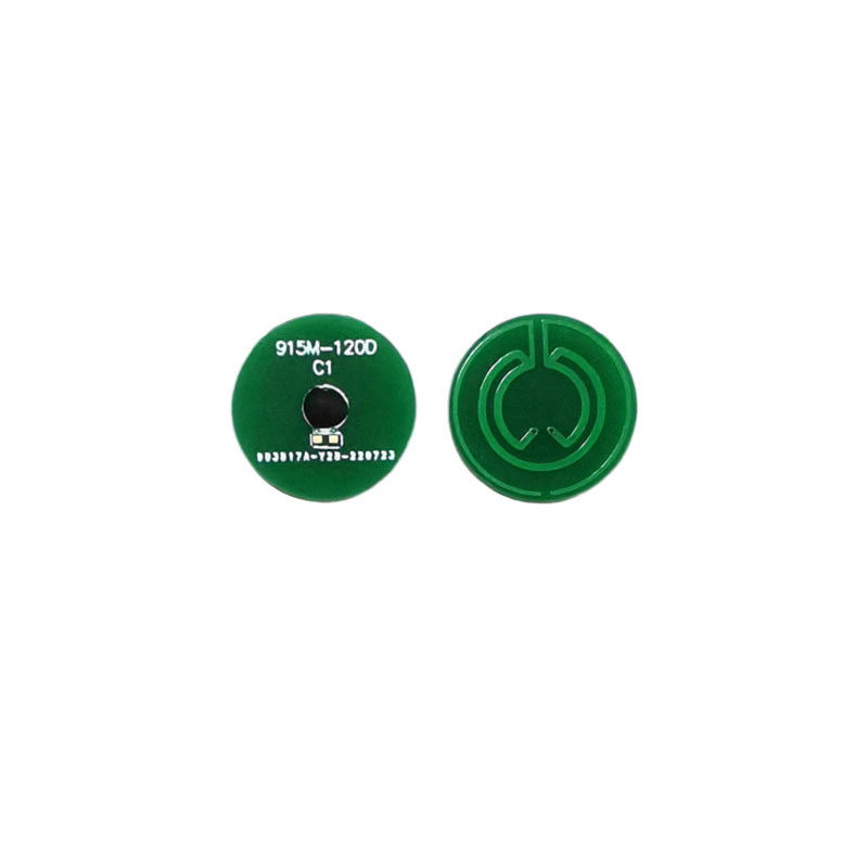 Etiqueta UHF de 12 mm de material PCB resistent a alta temperatura RFID electrònica protocol d'etiquetes ISO/IEC18000-6