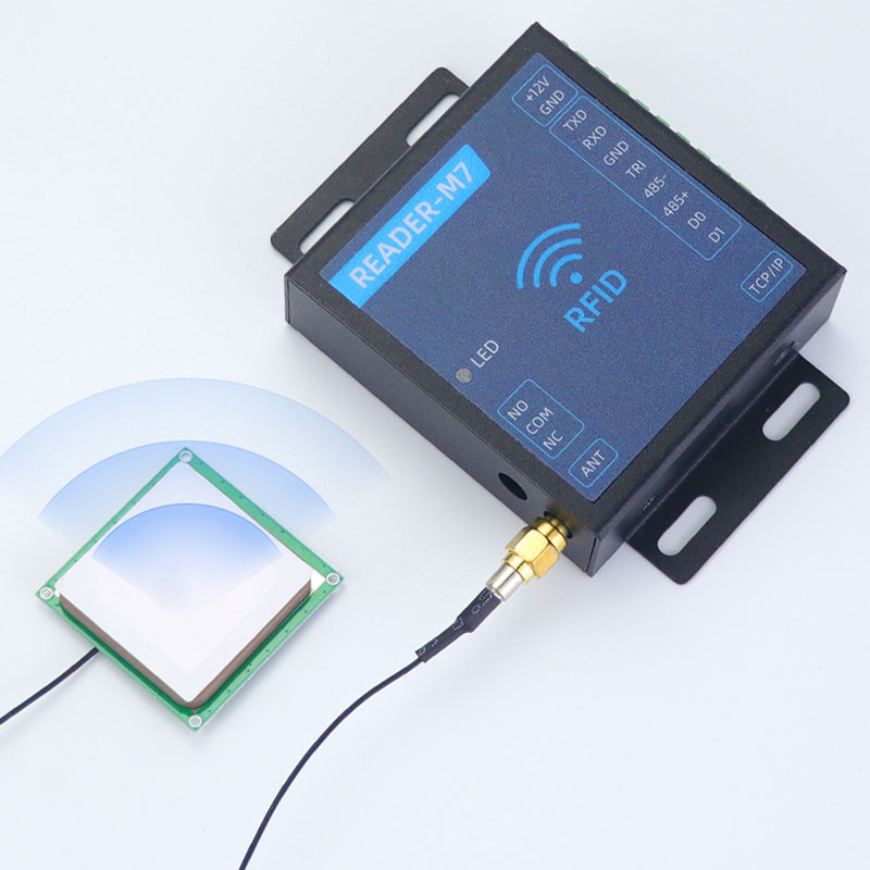 Mòdul lector RFID UHF port sèrie port de xarxa de radiofreqüència Lector d'etiquetes electrònics d'identificació UHF 915MHz 4